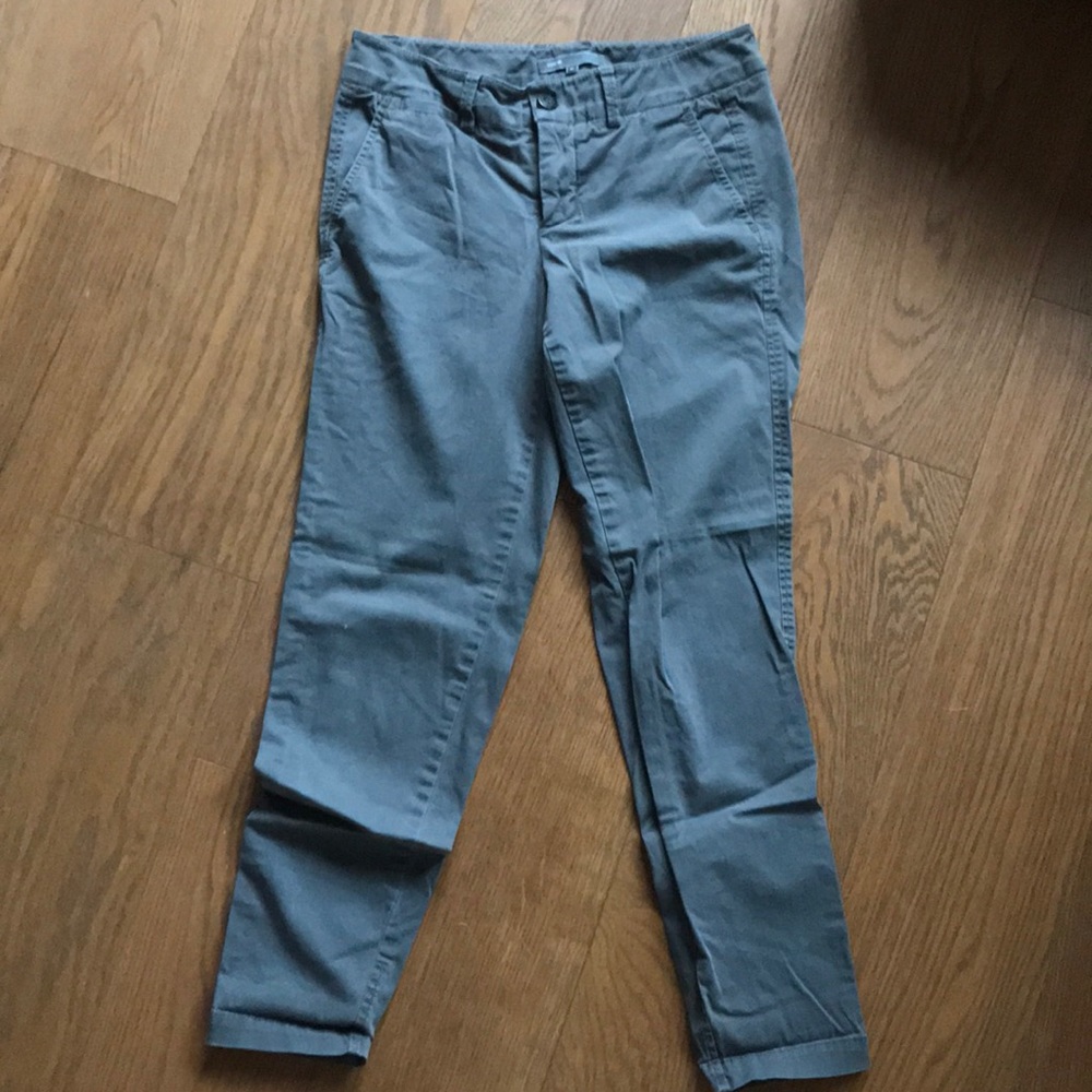 Vince Grey tapered chinos with a relaxed fit